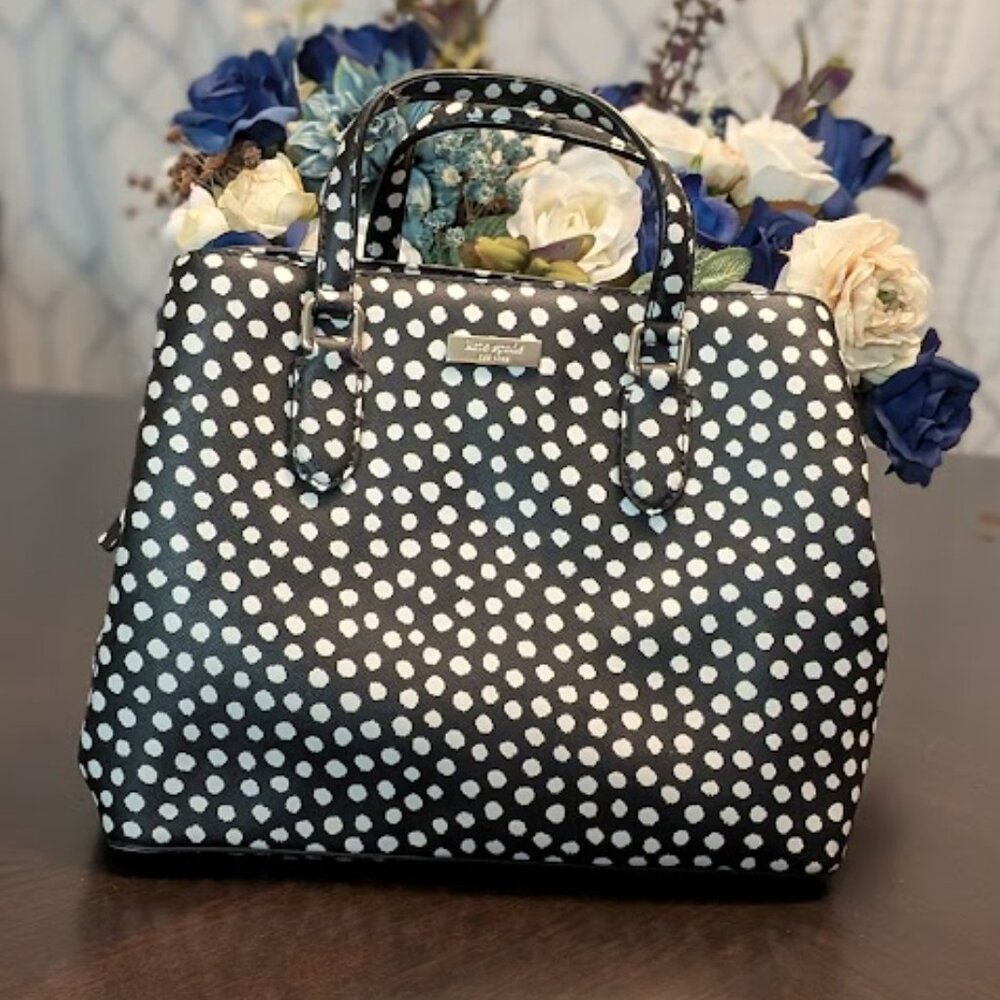 O2 KATE SPADE Laurel Way Evangelie Musical Polka Dot (NWOT)